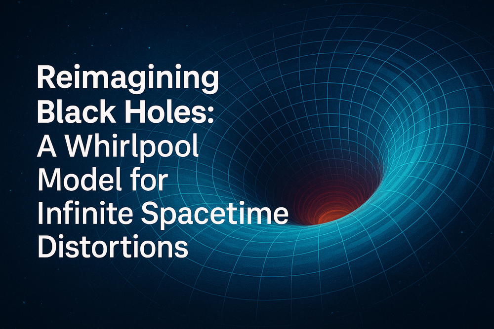 Reimagining Black Holes: A Whirlpool Model for Infinite Spacetime Distortions