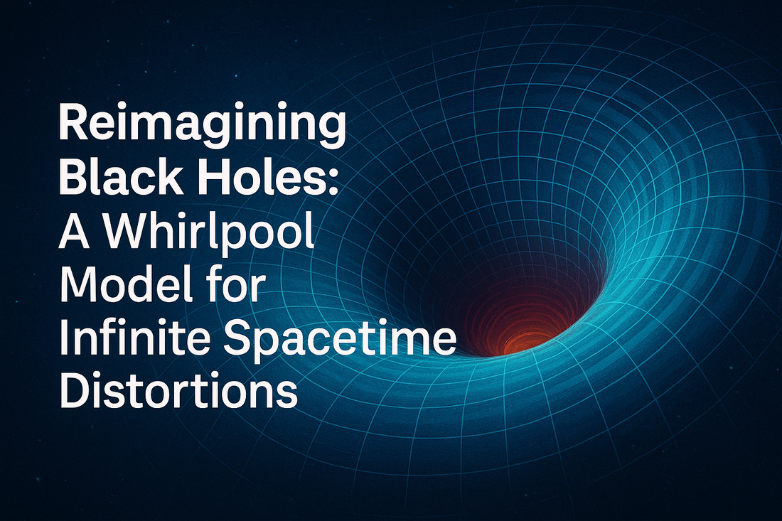 Reimagining Black Holes: A Whirlpool Model for Infinite Spacetime Distortions