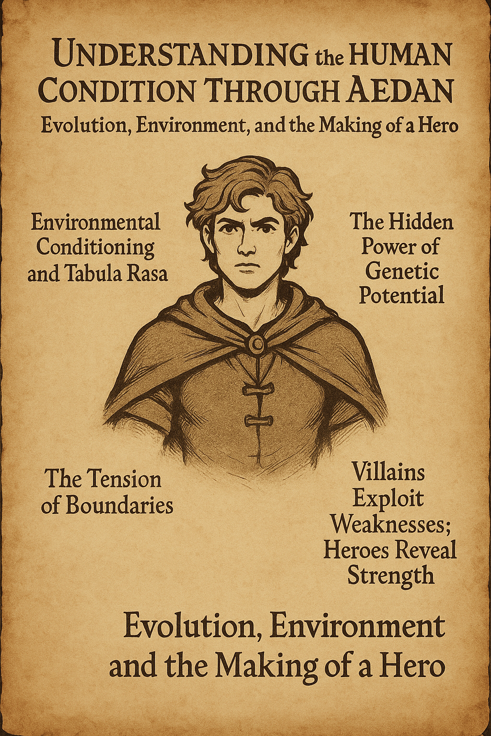 Understanding the Human Condition Through Aedan: Evolution, Environment, and the Making of a Hero