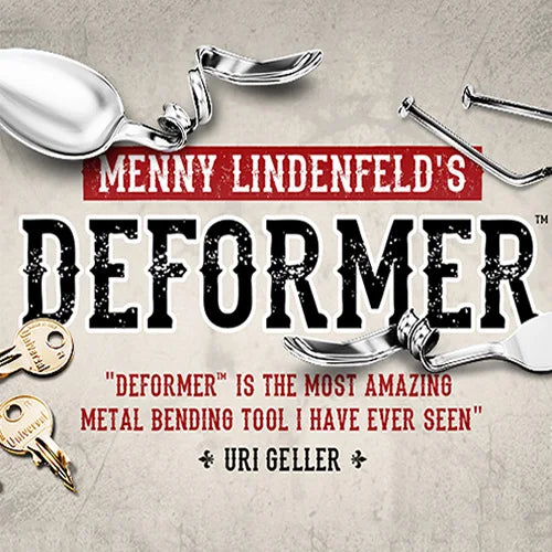 Deformer by Menny Lindenfeld Magic Tricks Metal Bending Twisting Tool Magia Close Up Illusion Prop Gimmick Mentalism Live Show