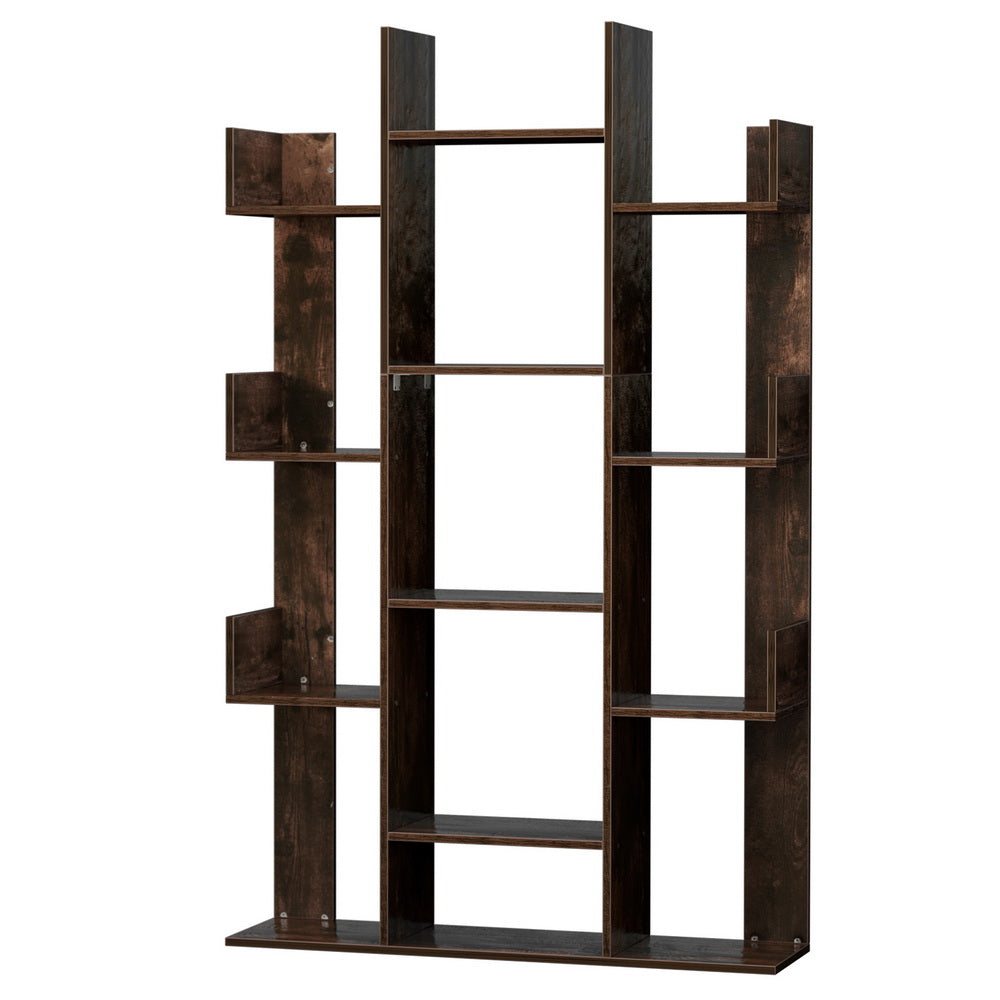 Artiss Tree-Shaped Bookshelf ROMI Walnut