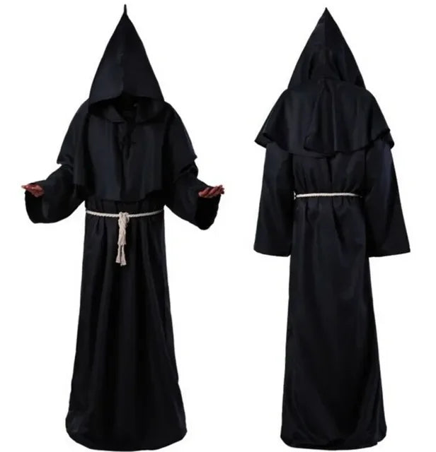 Halloween cosplay costumes Ancient Costume Medieval Monk Robe Clothing for Costumes