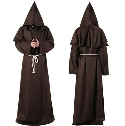 Halloween cosplay costumes Ancient Costume Medieval Monk Robe Clothing for Costumes