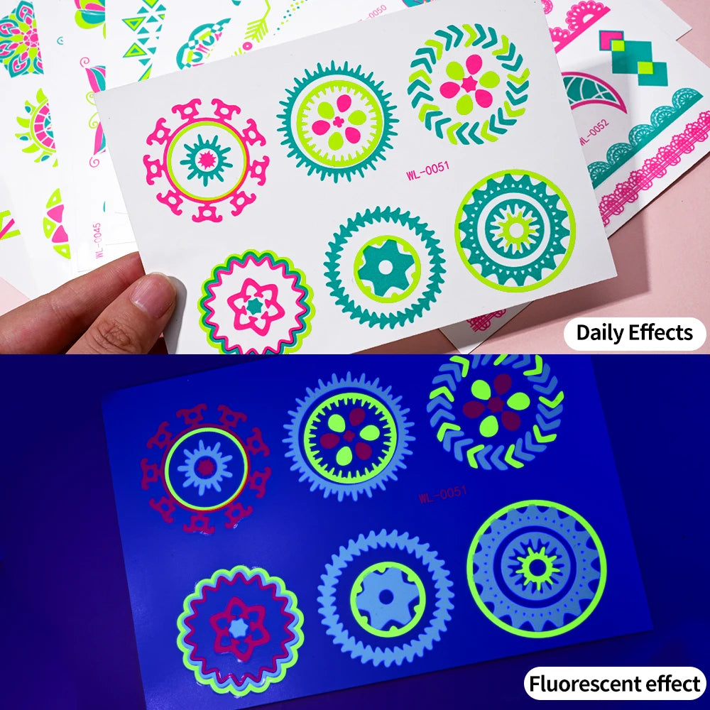 Luminous Face & Body Tattoos