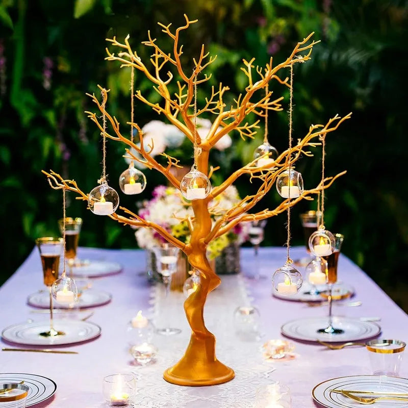 Hanging Glass Tealight Holders