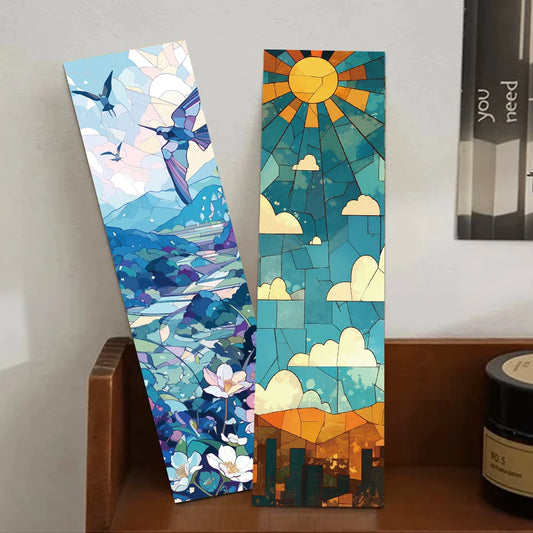 30 Stained Glass Bookmarks