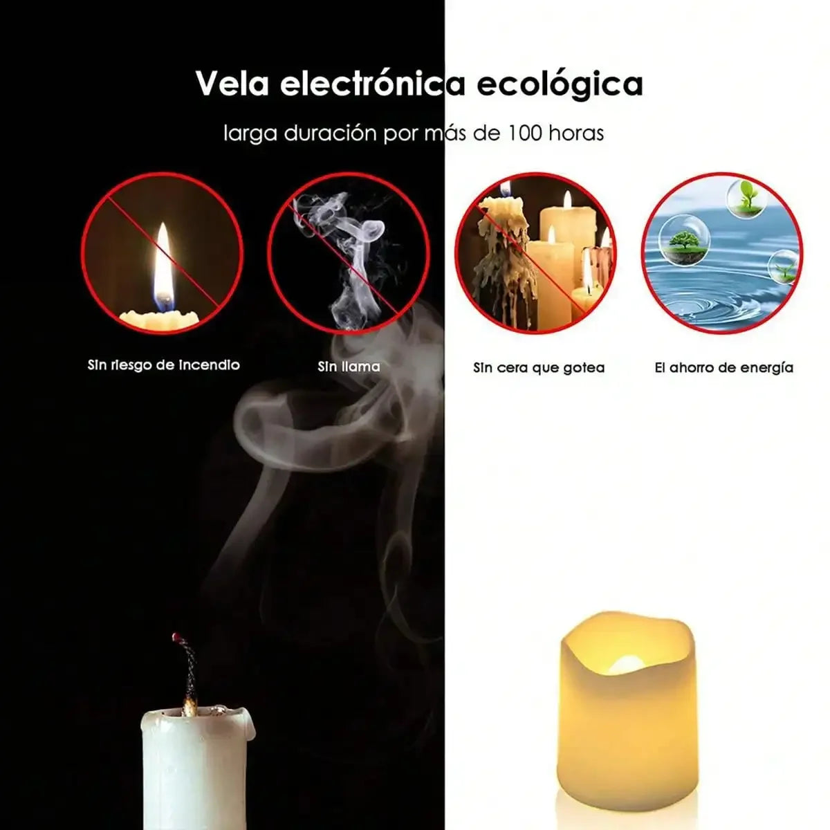 24 LED Candles