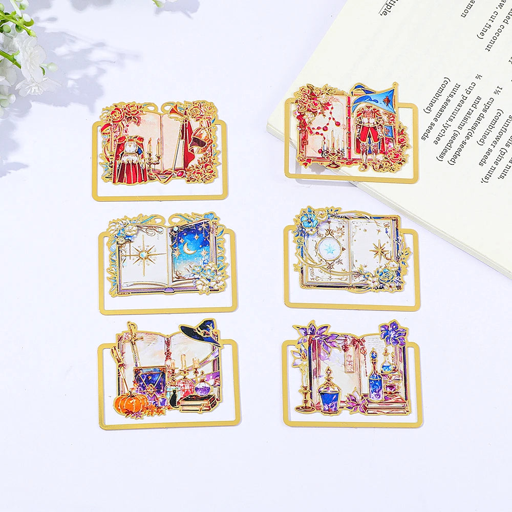Vintage Gold Metal Bookmarks