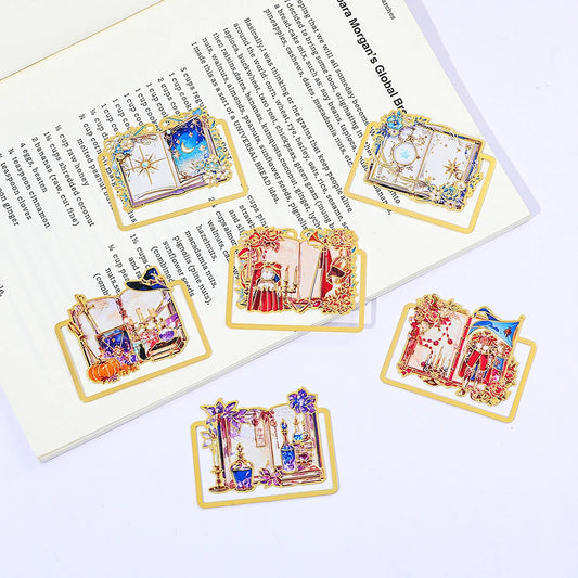 Vintage Gold Metal Bookmarks