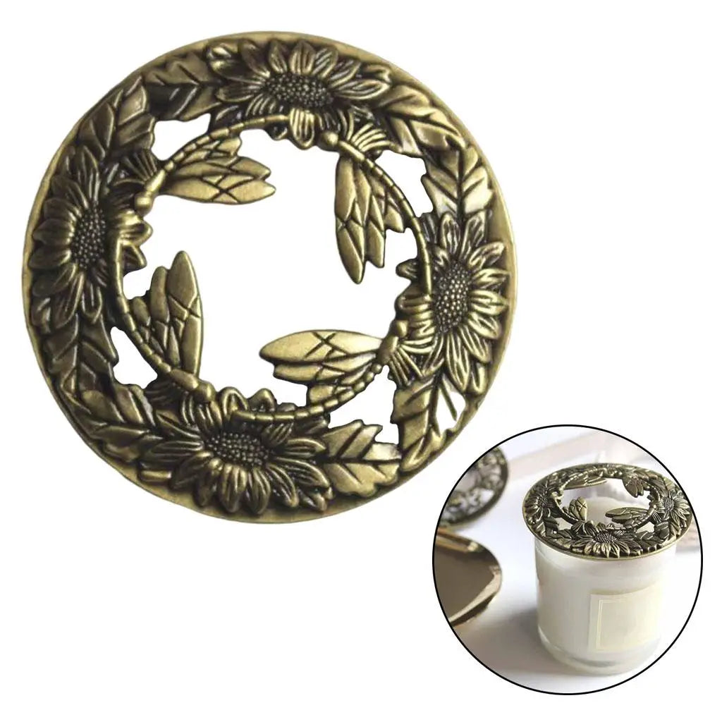 Vintage Metal Candle Topper