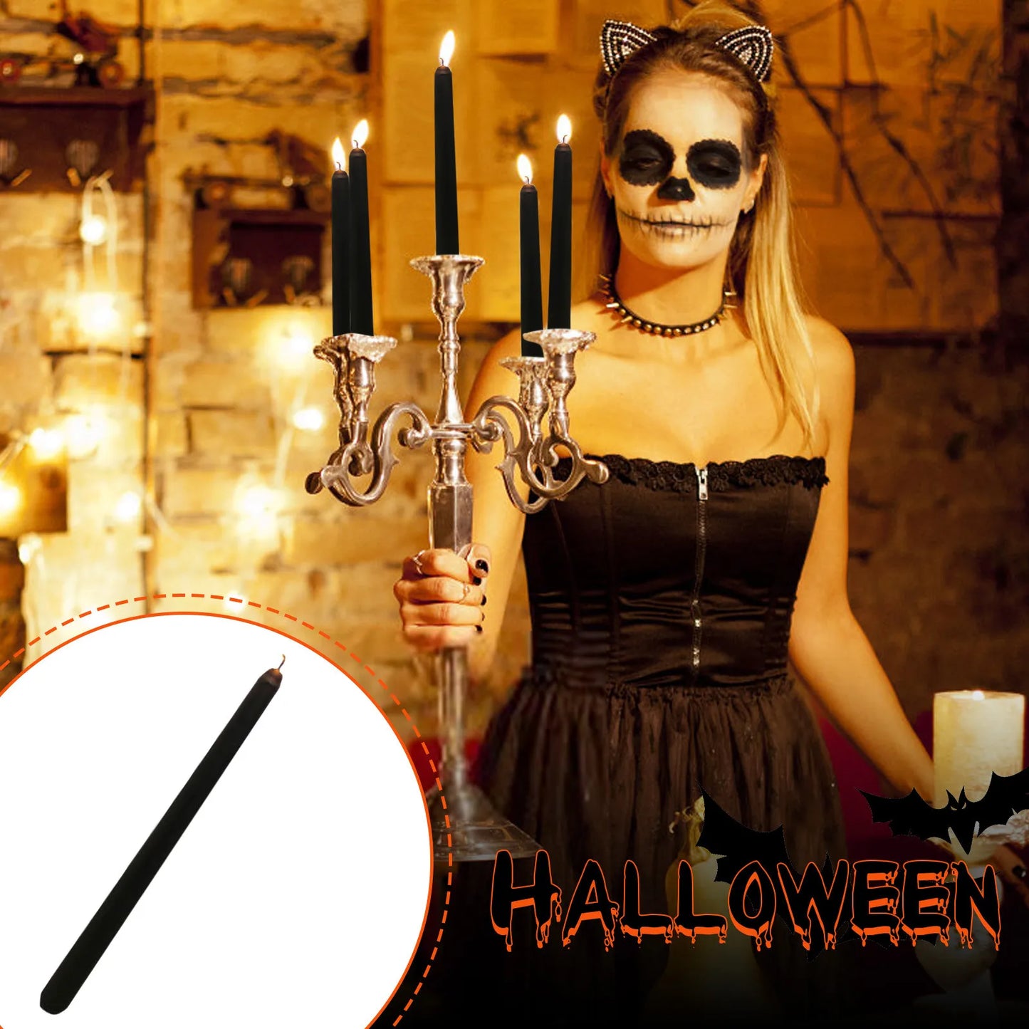 Gothic Drip Candles