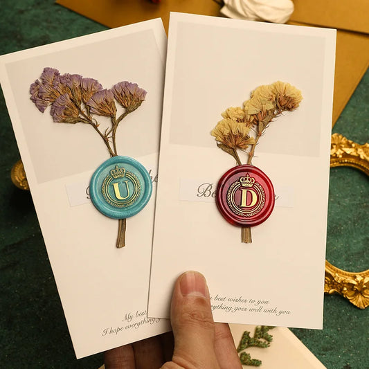 Crown Monogram Wax Stamp