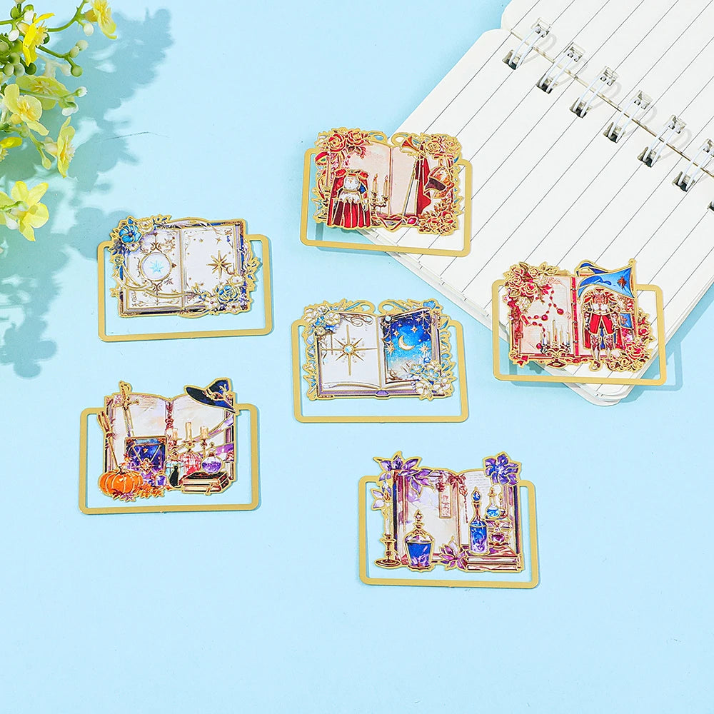 Vintage Gold Metal Bookmarks