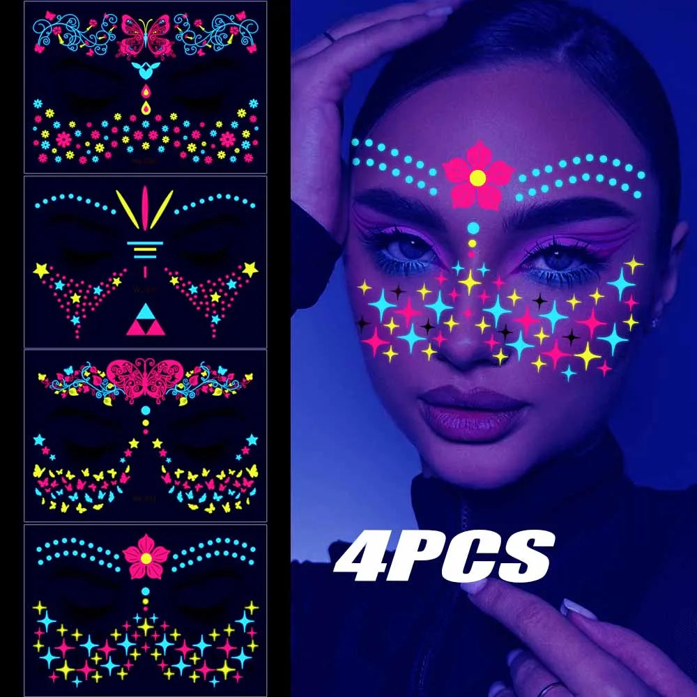 Luminous Face & Body Tattoos