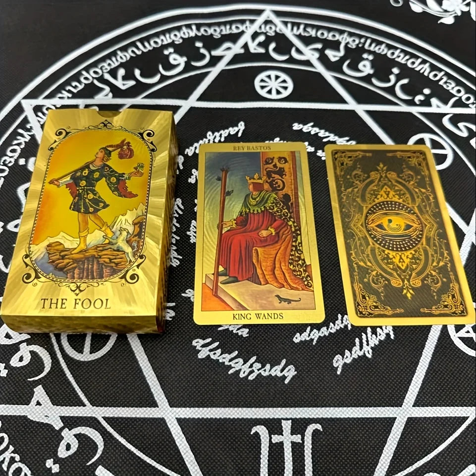 Spanish Gold Foil Tarot Deck