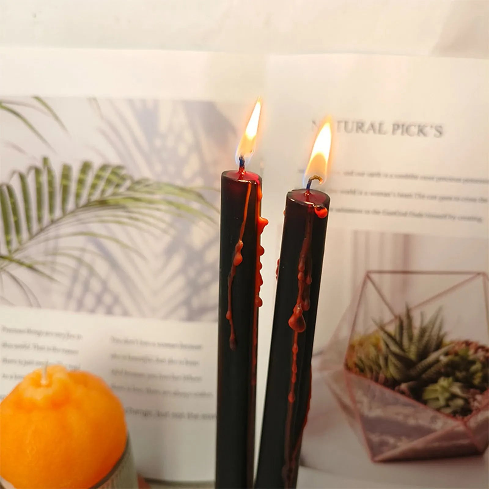 Gothic Drip Candles
