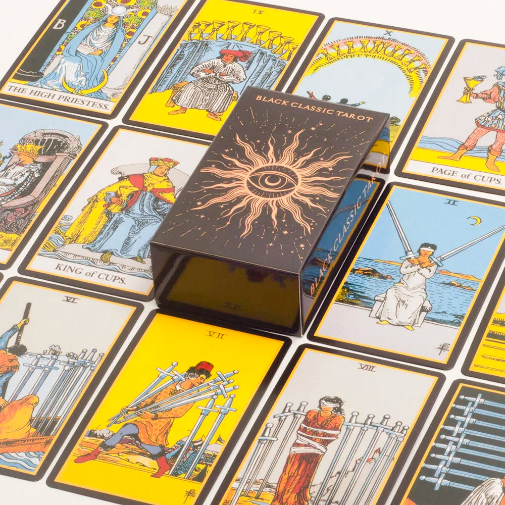 Black Classic Tarot & Guidebook