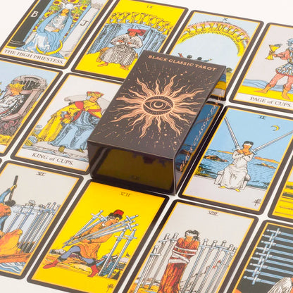 Black Classic Tarot & Guidebook