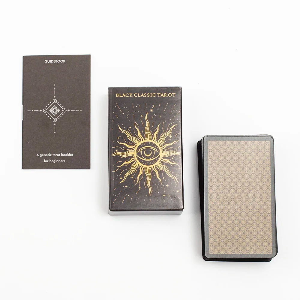 Black Classic Tarot & Guidebook