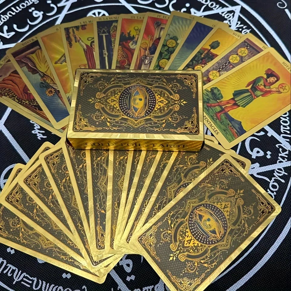 Spanish Gold Foil Tarot Deck