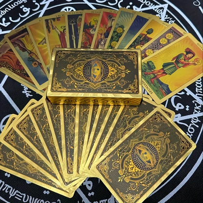 Spanish Gold Foil Tarot Deck