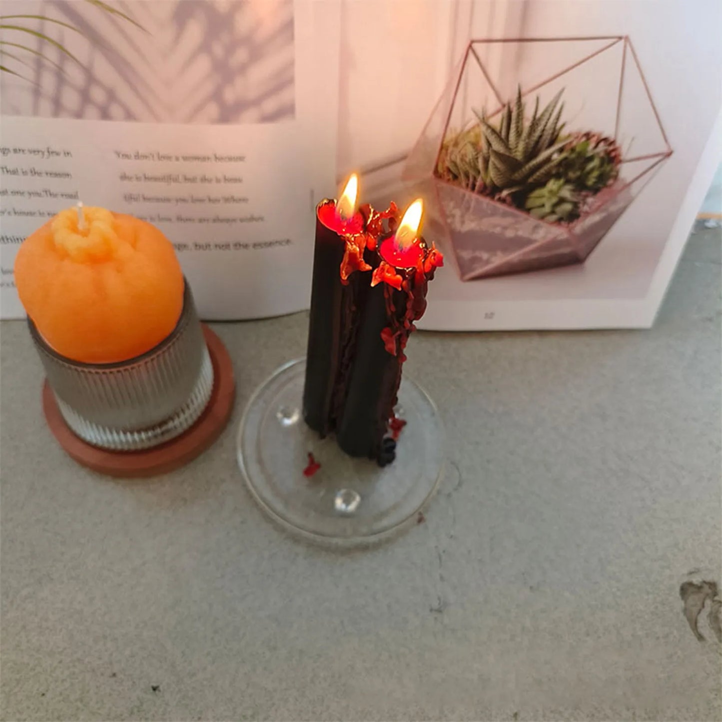 Gothic Drip Candles