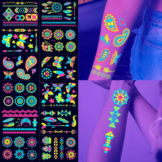 Luminous Face & Body Tattoos