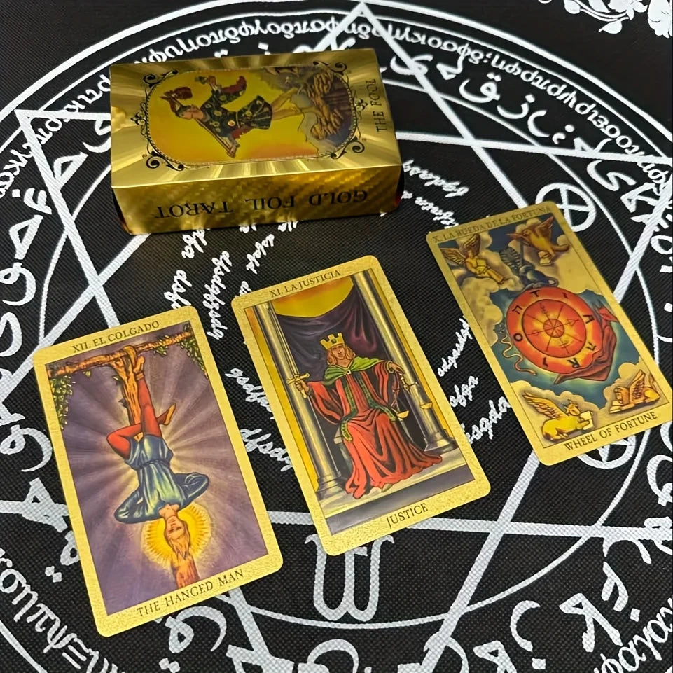 Spanish Gold Foil Tarot Deck
