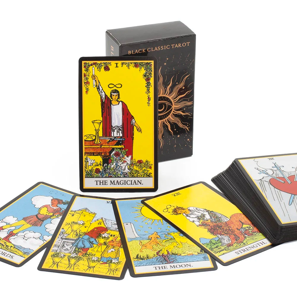 Black Classic Tarot & Guidebook