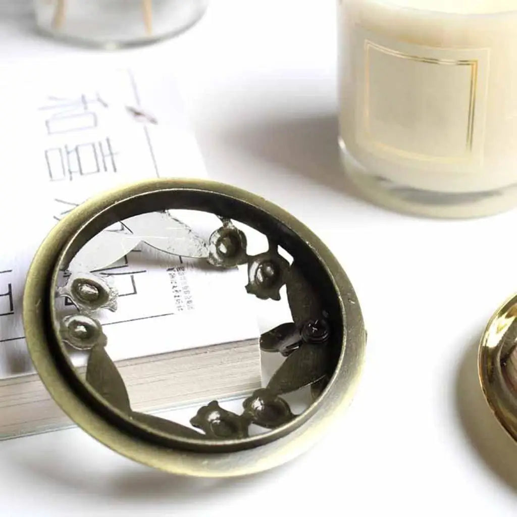 Vintage Metal Candle Topper