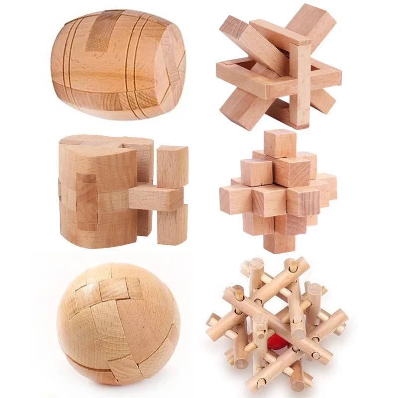 Solid Wooden Puzzles