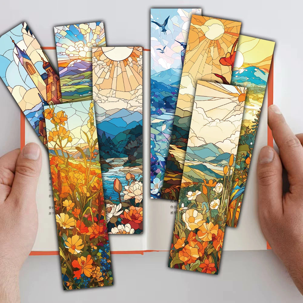 30 Stained Glass Bookmarks