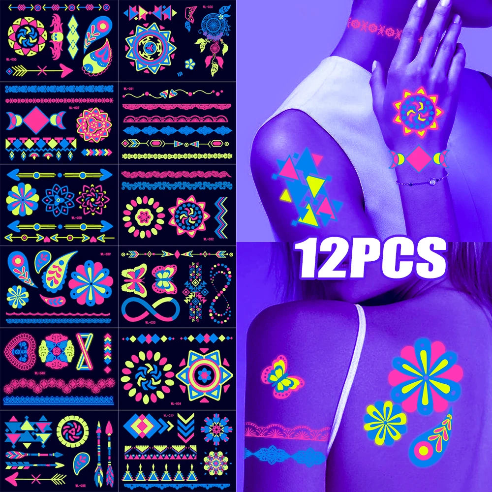 Luminous Face & Body Tattoos
