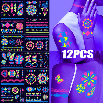Luminous Face & Body Tattoos