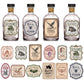 Creepy Halloween Potion Bottle Labels