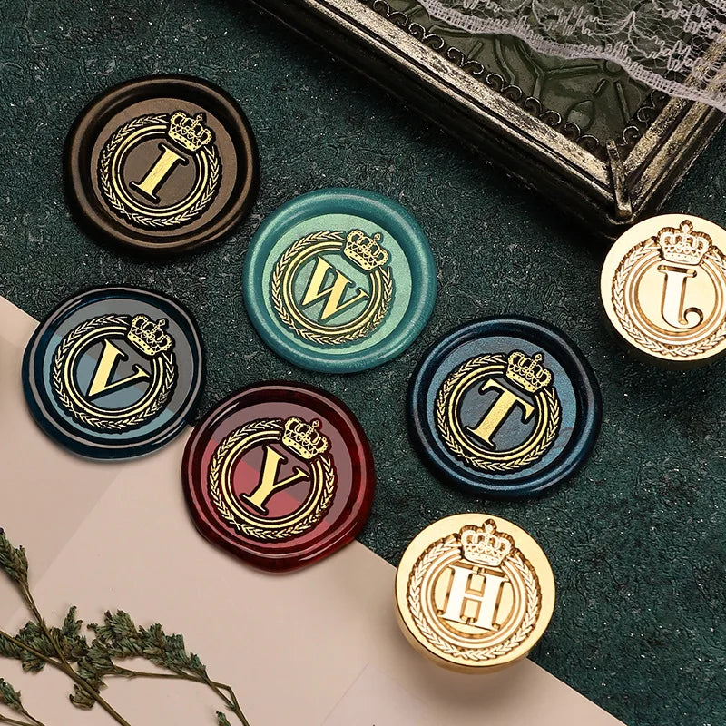 Crown Monogram Wax Stamp