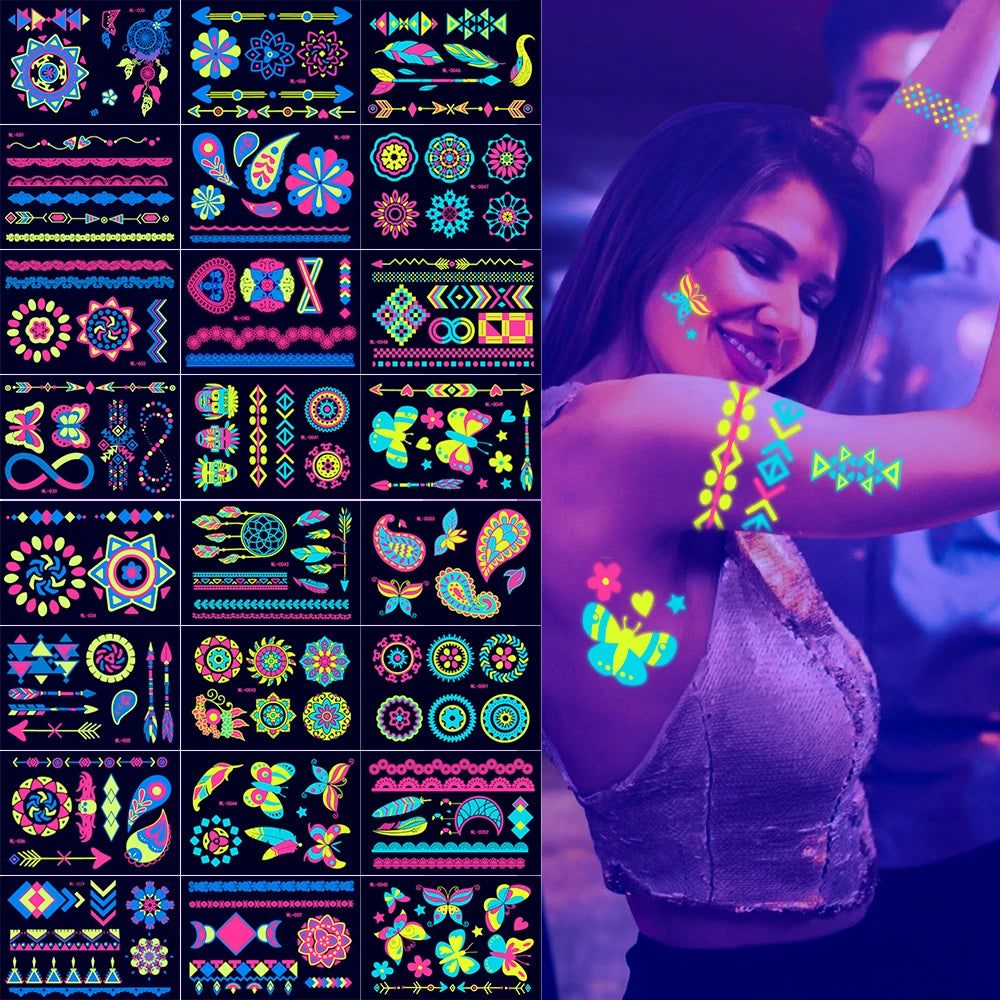 Luminous Face & Body Tattoos