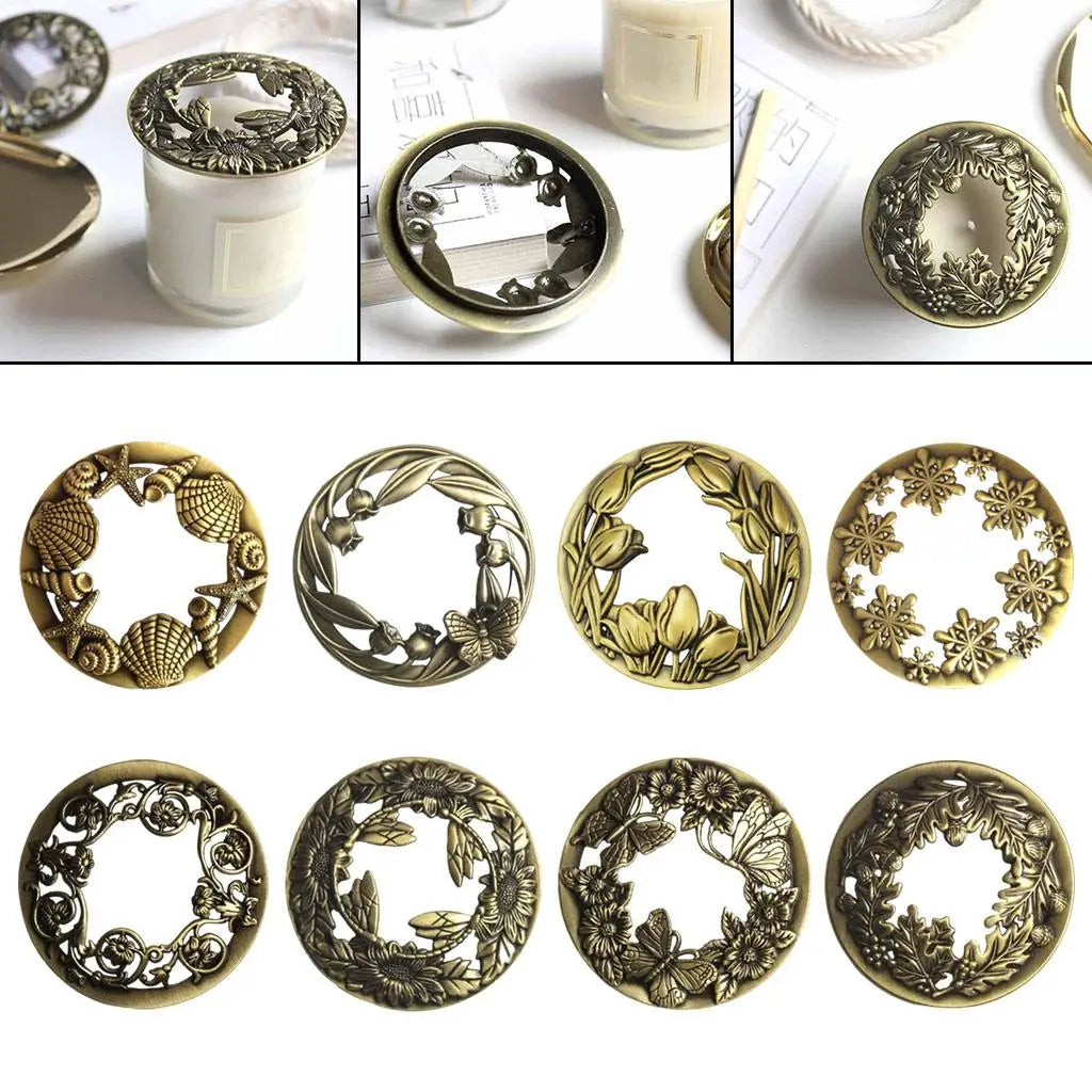 Vintage Metal Candle Topper