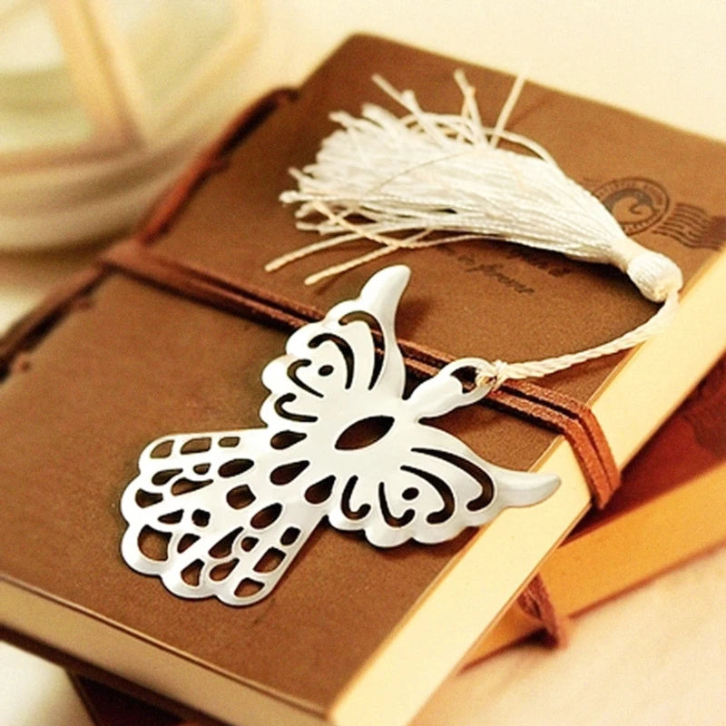 10pcs Steel Angel Bookmark Set