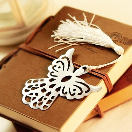 10pcs Steel Angel Bookmark Set