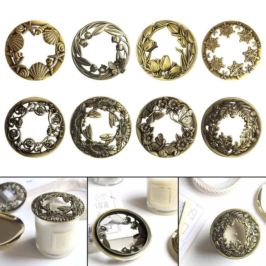 Vintage Metal Candle Topper