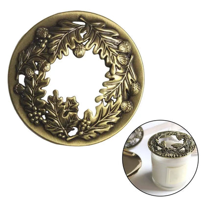 Vintage Metal Candle Topper