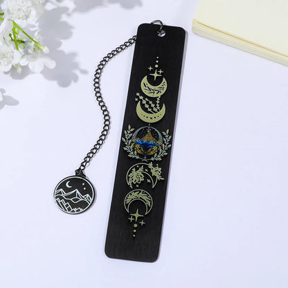 Metal Moon Phases Bookmark