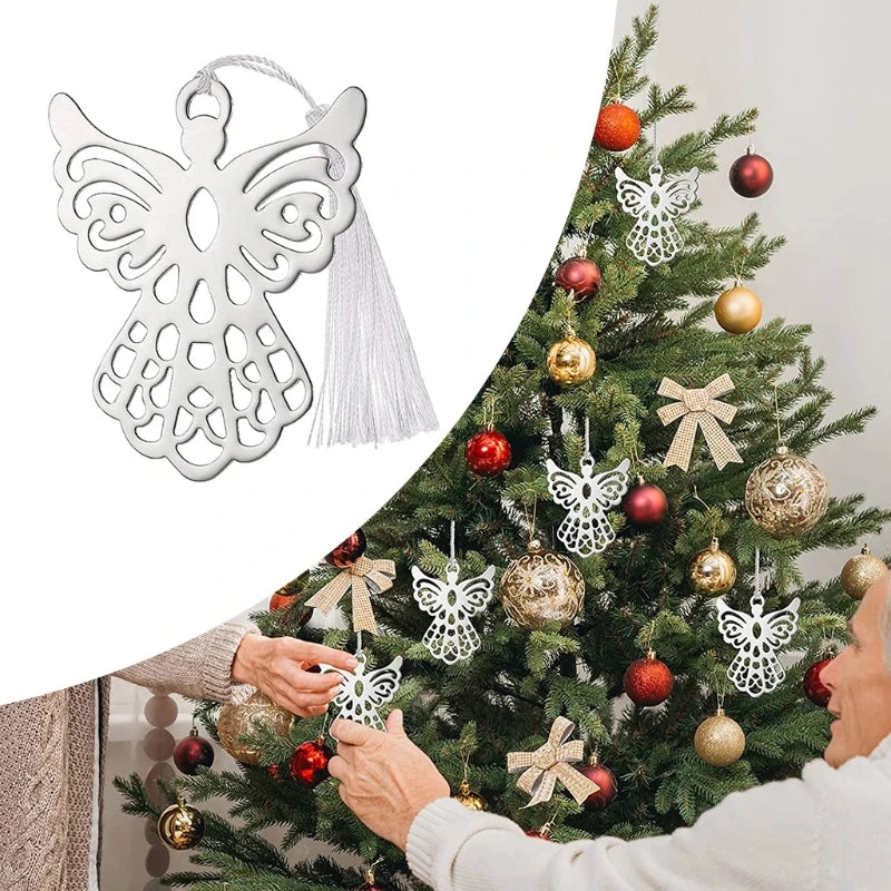 10pcs Steel Angel Bookmark Set