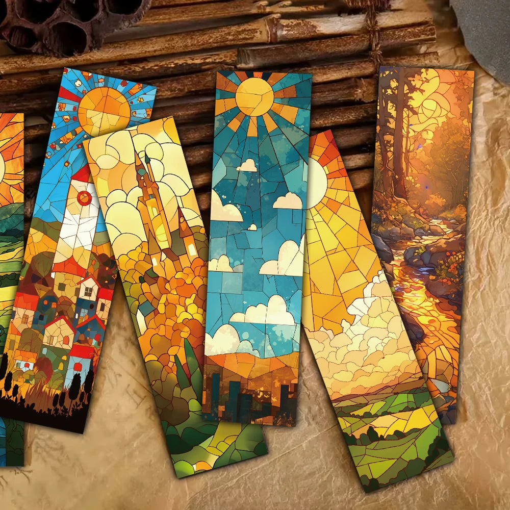 30 Stained Glass Bookmarks