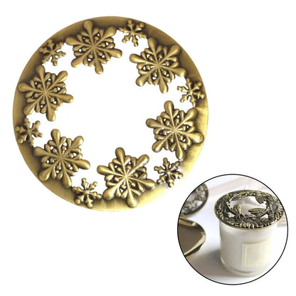 Vintage Metal Candle Topper