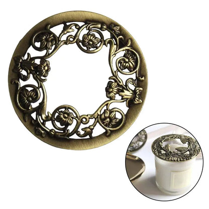 Vintage Metal Candle Topper