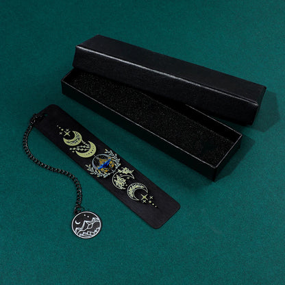 Metal Moon Phases Bookmark