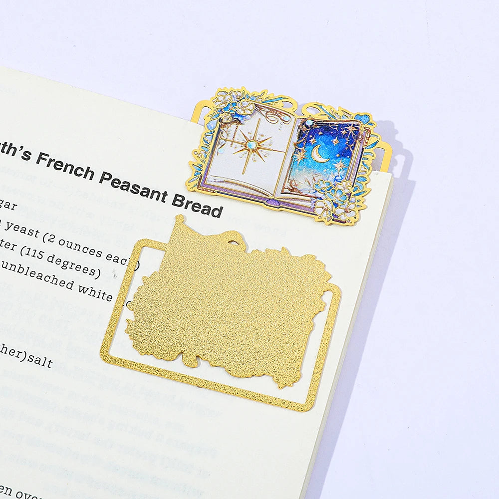 Vintage Gold Metal Bookmarks