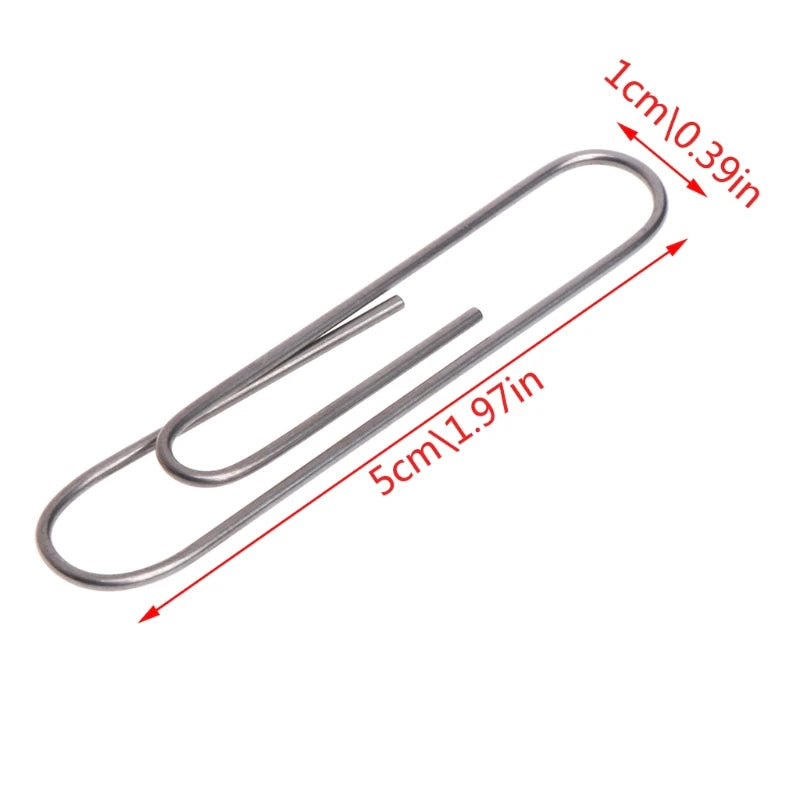 Self Bending Paperclip Nitinol Shape Memory Shift Magic Trick Dropshipping